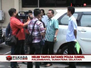 Pilkada 2015, Merasa Difitnah, Helmi Yahya Datangi Polda Sumsel - iNews Pagi 25/11