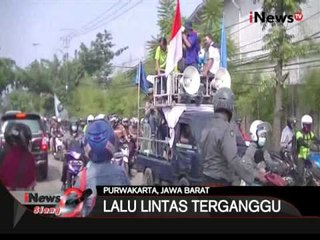 Ujuk Rasa Buruh Tolak PP 78 Di Purwakarta Dan Cimahi - iNews Siang 25/11