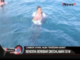 Pengibaran Bendera Raksasa Dibawah Laut Oleh Pramuka Dan TNI Di Lombok - iNews Pagi 26/11