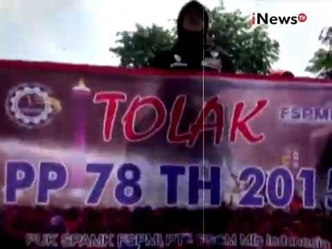 2.000 Buruh Berunjuk Rasa Di Pulo Gadung Dan Di Depan Balai Kota Jakarta - iNews Siang 26/11