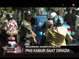 Keluyuran Saat Jam Kerja, Puluhan PNS Di Banjarmasin Terjaring Razia Satpol PP - iNews Malam 01/12