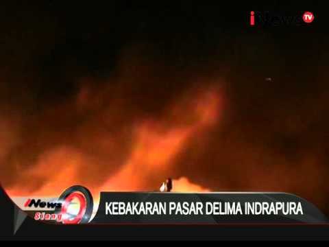 Kebakaran Pasar Delima Indrapura, Kegiatan Jual Beli Masih Terganggu - iNews Siang 04/12