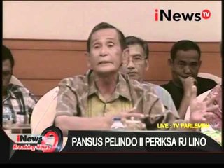 Sidang Pansus Pelindo II, Kisruh Legalitas Dalam Pelindo II - Breaking News 04/12