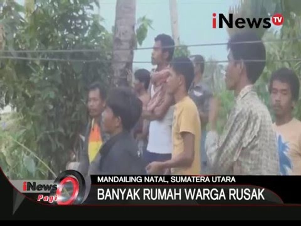 Seperti Inilah Cuaca Ekstrem Di Mandailing Natal Yang Membuat Rumah Warga Rusak - iNews Pagi 07/12