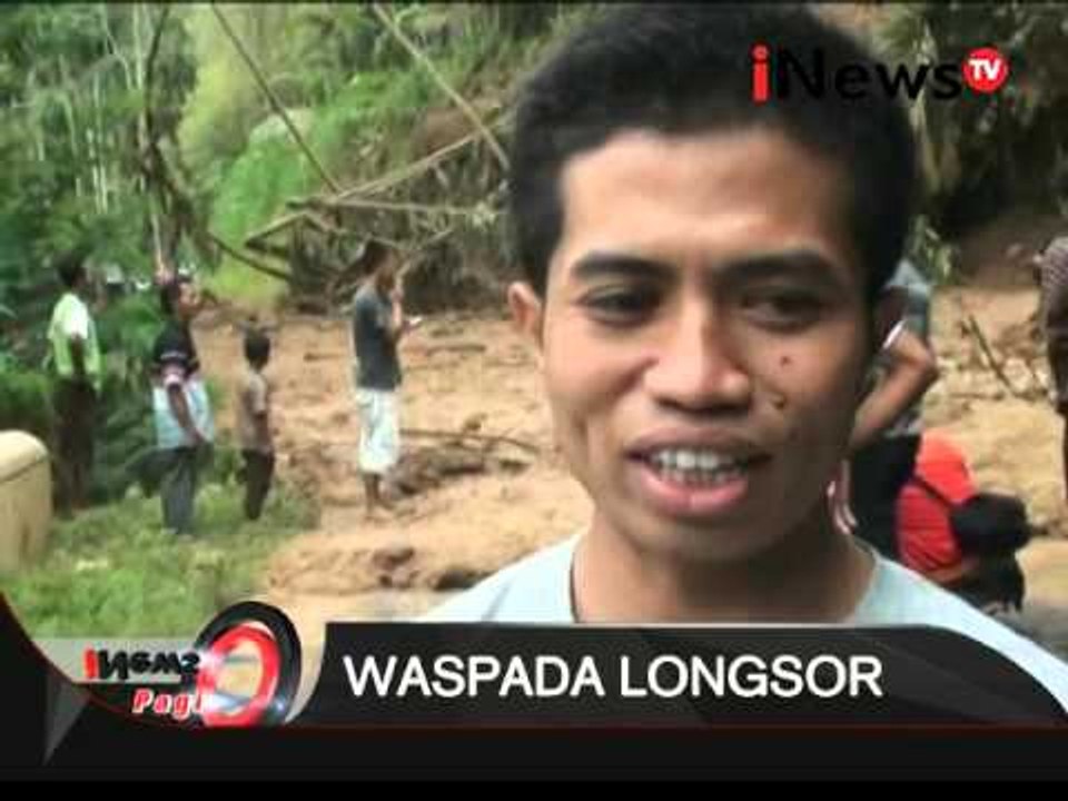 Tebing Setinggi 50 Meter Longsor Akibat Hujan Deras Di Kulonprogo - iNews Pagi 07/12