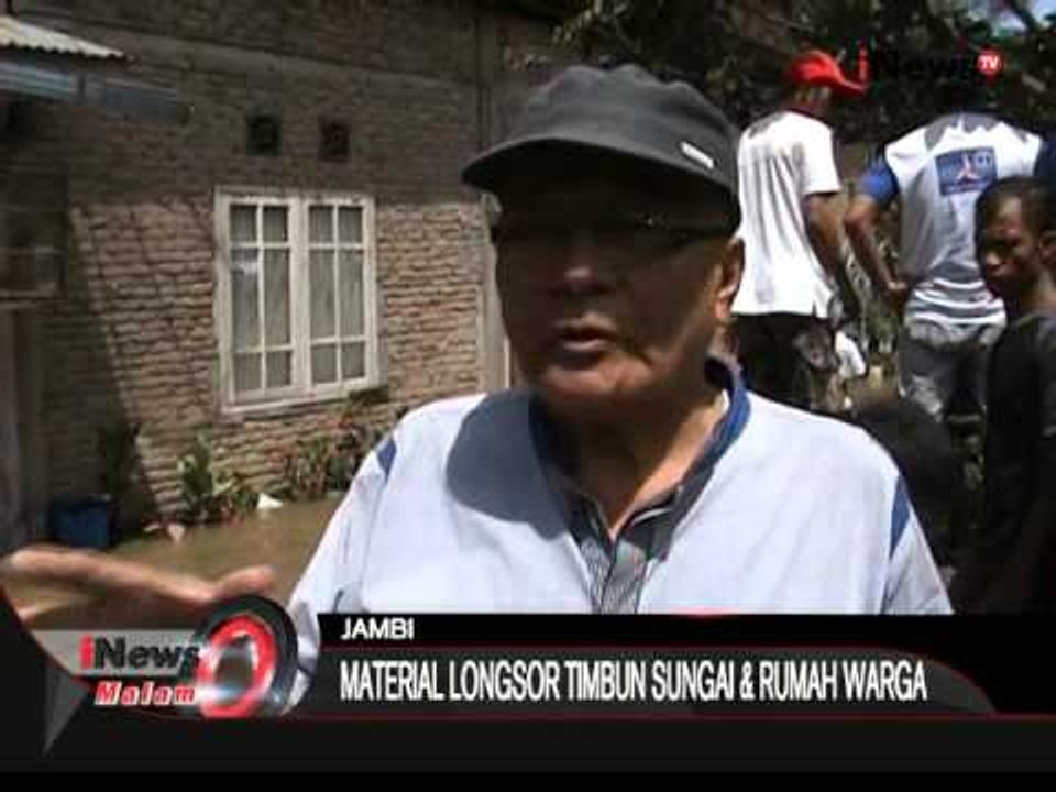 Bukit Di Sungai Jenuh, Jambi Longsor, Puluhan Rumah Warga Terancam Hanyut - iNews Malam 07/12