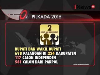 Pilkada 2015, Sebanyak 32 Provinsi 246.243 TPS Dengan Jumlah Pemilih 100.186.754 - iNews Pagi 09/12