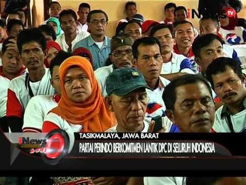 Konsolidasi Hingga Tingkat Bawah, Ketum Perindo Lantik 91 DPC Di Jawa Barat - iNews Pagi 11/12