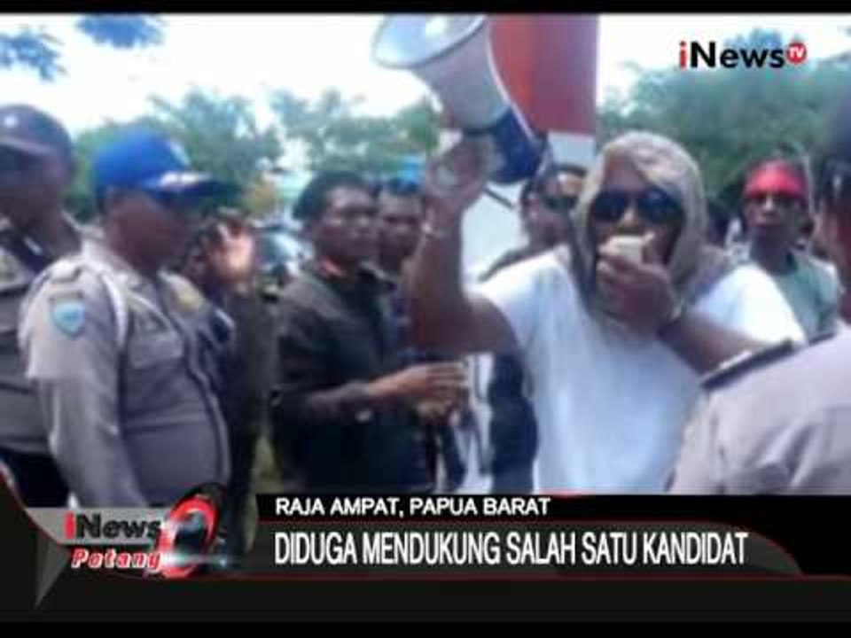 Anggap Ada Kecurangan, Ratusan Warga Serbu Kantor KPUD Raja Ampat - iNews Petang 14/12