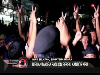 Ratusan Massa Pendukung Paslon Nomer Urut 2 Serbu Kantor KPU Nias Selatan - iNews Pagi 14/12