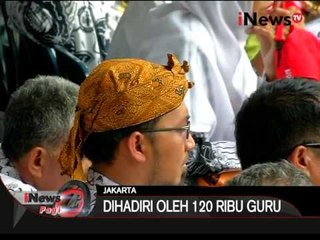 HUT PGRI Ke 70, 120 Ribu Guru Berkumpul Di Gelora Bung Karno - iNews Pagi 14/12