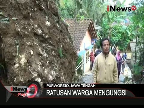 Hujan Deras, Batu 20 Ton Nyaris Timpah Pemukiman Warga - iNews Pagi 15/12