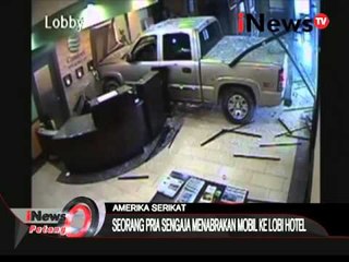 Mobil Tabrak Lobi Hotel -  iNews Petang 15/12