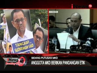 Breaking News 03: Sidang Putusan MKD - iNews Breaking News 16/12