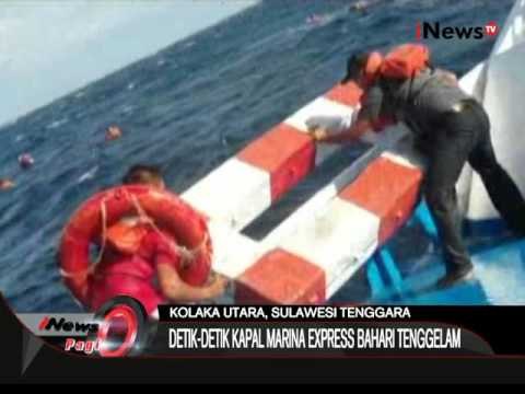 Inilah Detik-Detik Tenggelamya Kapal Marina Express Bahari - iNews Pagi 21/12