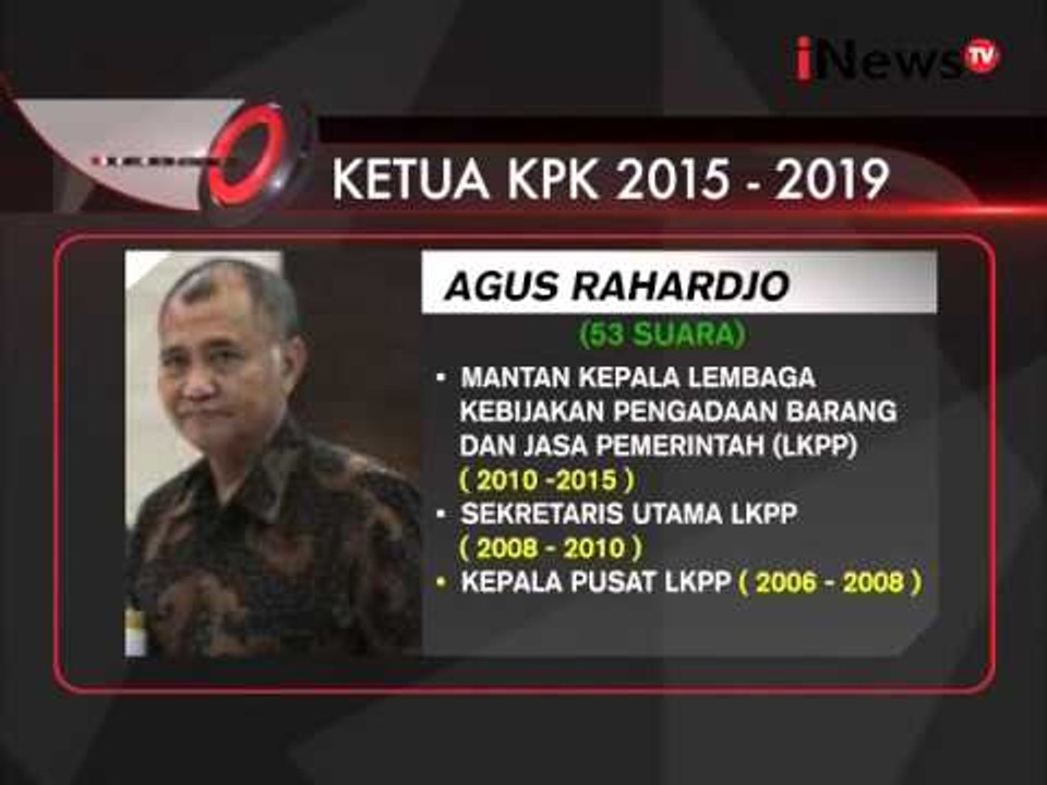 Pimpinan KPK 2015 - 2019 - iNews Siang 21/12