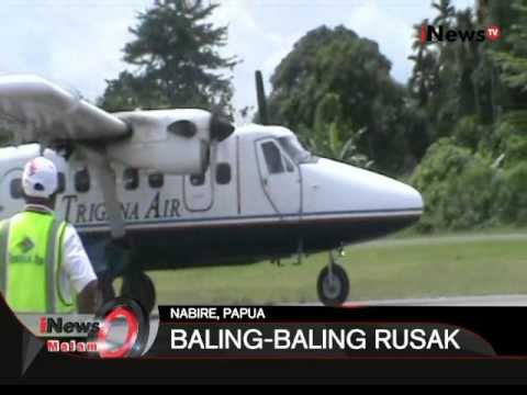 Masalah Mesin, Pesawat Trigana Air Mendarat Darurat Di Bandara Nabire, Papua - iNews Malam 22/12