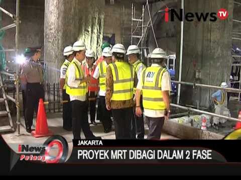 Presiden Jokowi Kembali Tinjau Proyek Pengeboran Terowongan MRT - iNews Petang 23/12