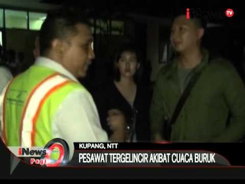 Pesawat Kalstar Tergelincir Keluar Landasan, 125 Penumpang Dievakuasi - iNews Pagi 22/12