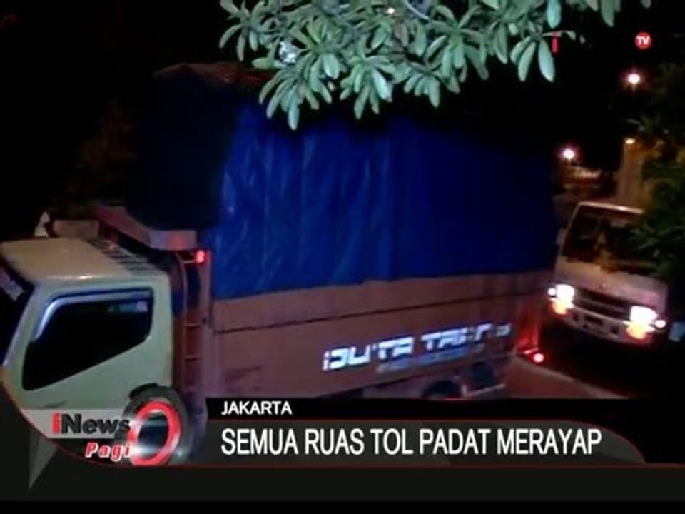 Kemacetan Parah Terjadi Di Hampir Seluruh Ruas Tol Jakarta Dini Hari Tadi - iNews Pagi 24/12