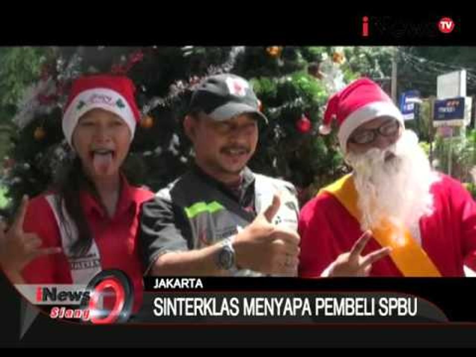 Wow!!! Ada Sinterklas Bagi-Bagi Hadiah Di SPBU Menteng - iNews Siang 24/12