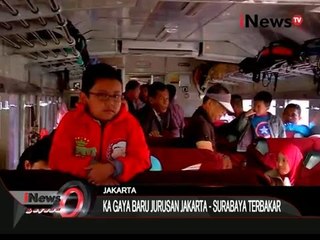 Download Video: KA Gaya Baru Jurusan Jakarta - Surabaya Terbakar - iNews Petang 24/12