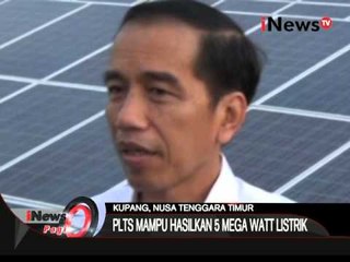 Presiden Jokowi Resmikan PLTS Di Kupang Tengah, NTT - iNews Pagi 28/12