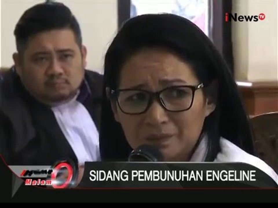 Sidang Lanjutan Engeline, Yvone Megawe Menangis Saat Memberi Kesaksian - iNews Malam 28/12
