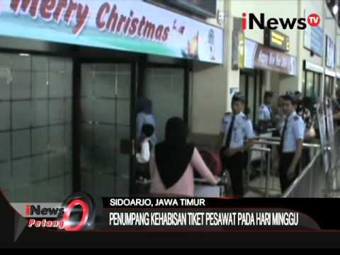 Bandara Juanda Dipadati Penumpang - iNews Petang 28/12