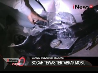 Bocah Tewas Tertabrak Mobil Romobongan Pengantin Di Gowa, Sulsel - iNews Pagi 29/12