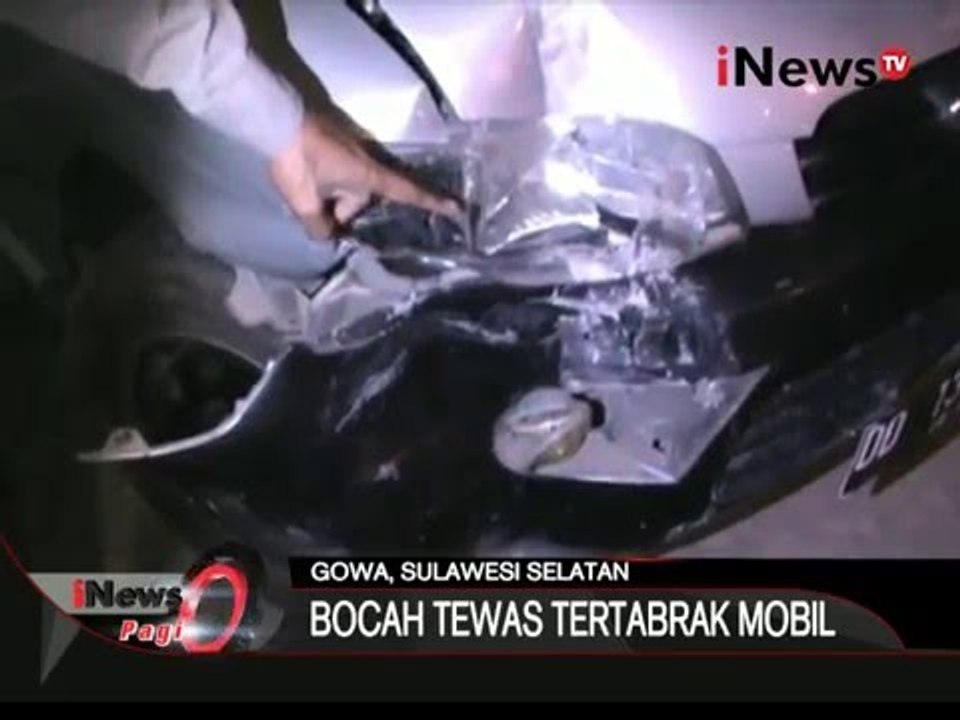 Bocah Tewas Tertabrak Mobil Romobongan Pengantin Di Gowa, Sulsel - iNews Pagi 29/12