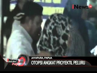 Otopsi Pengangkatan Proyektil Peluru Korban Penembakan Di Papua - iNews Pagi 29/12