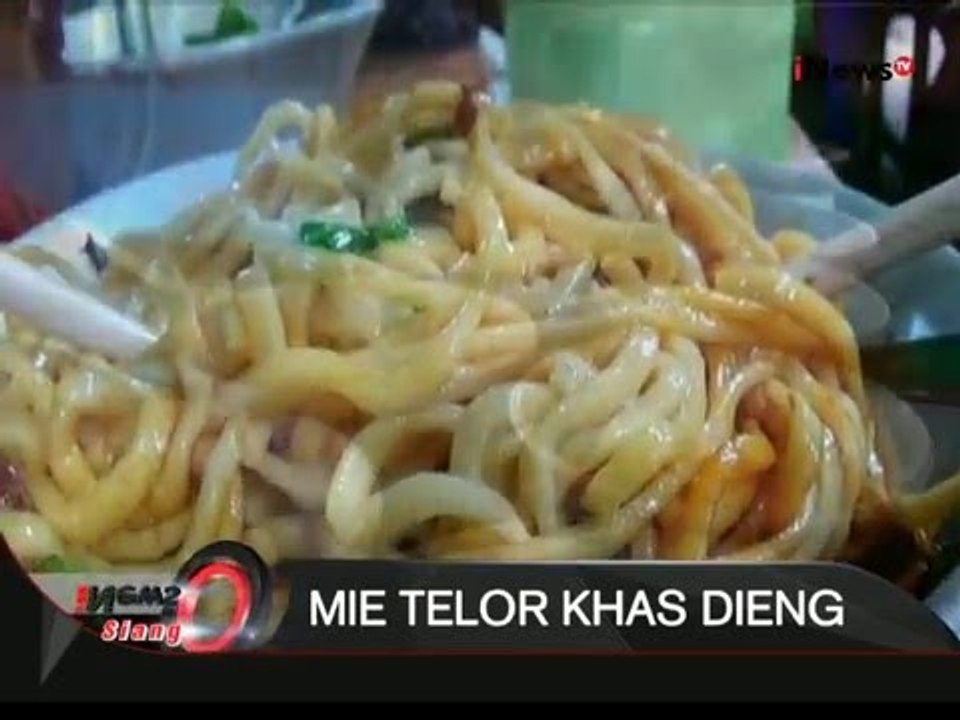 Berkunjung Ke Dieng ? Anda Patut Mencoba Sensasi Mie Telor Khas Dieng - iNews Siang 30/12