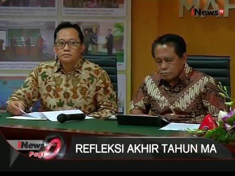 Jelang penutupan akhir tahun, MA lakukan refleksi akhir tahun - iNews Pagi 31/12