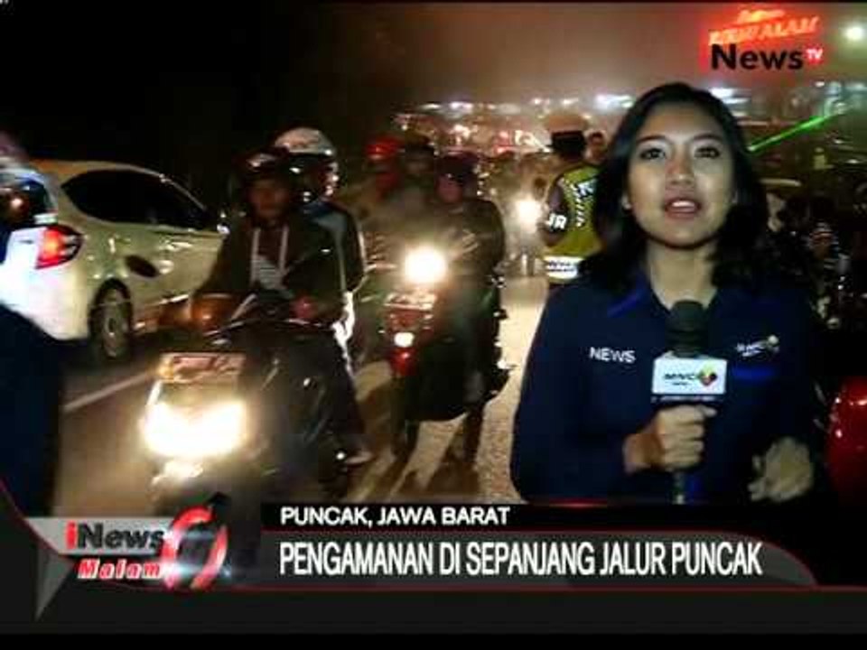 Live report : pantauan arus lalu lintas di kawasan Puncak jelang tahun baru - iNews Malam 31/12