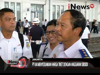 PT KAI menyesuaikan harga tiket dengan anggaran subsidi - iNews Siang 01/01