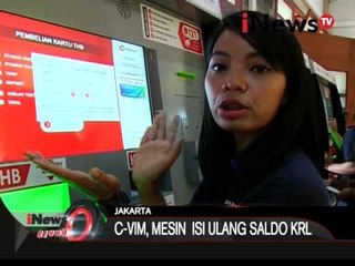 Live report: KCJ luncurkan mesin pengisian ulang saldo - iNews Siang 01/01