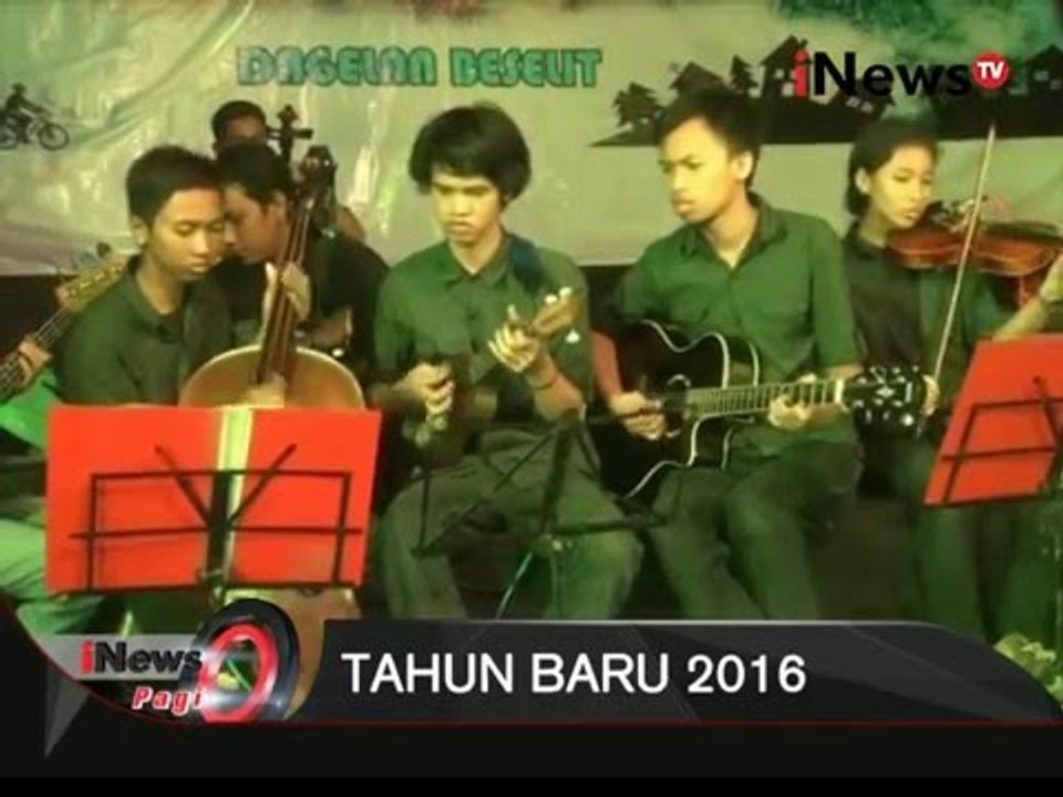 Hujan deras membuat malam pergantian tahun di Kota Jombang berlangsung sepi - iNews Pagi 01/01