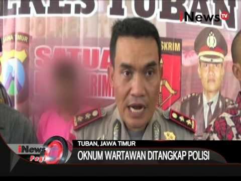 Seorang Oknum wartawan ditangkap polisi karena memeras warga - iNews Pagi 04/01