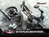 Inilah rekaman video amatir pembakaran sepeda motor pelaku pencurian motor - iNews Pagi 04/01