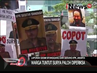 Live report: unjuk rasa warga yang menuntut Surya Paloh diperiksa KPK - iNews Siang 04/01