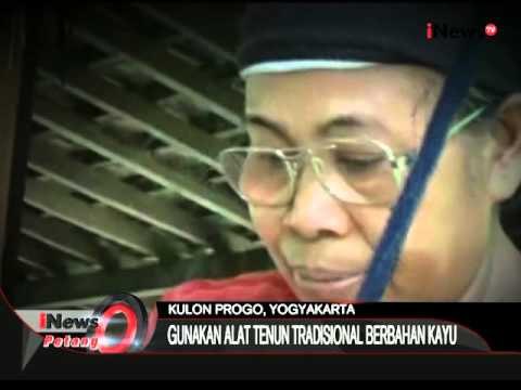 Modernisasi, alat tenun tradisional berbahan kayu masih digunakan, Kulon Progo - iNews Petang 04/01