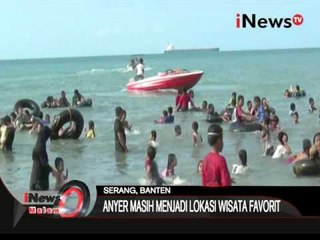 Hari terakhir libur tahun baru, Pantai Anyer masih dipadati wisatawan - iNews Malam 03/01