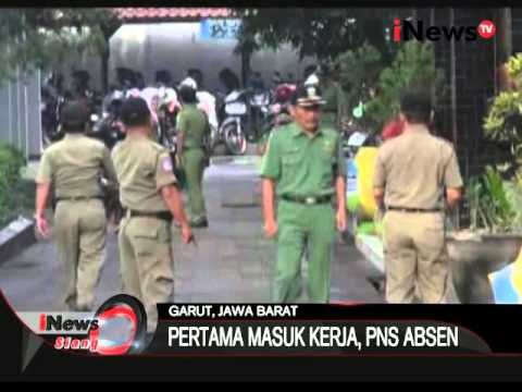 PEgawai Negeri Sipil telat dihari pertama kerja - iNews Siang 04/01