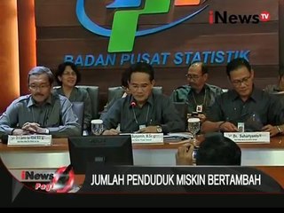 Data BPS: jumlah penduduk miskin bertambah 780 jiwa dari tahun 2014 - iNews Pagi 05/01