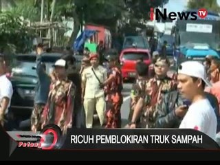 Ricuh Pemblokiran Truk Sampah - iNews Petang 04/01