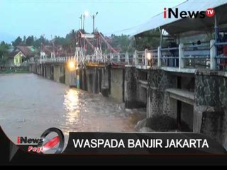 Waspada banjir Jakarta, Debit air di katulampa berstatus siaga 3 - iNews Pagi 06/01
