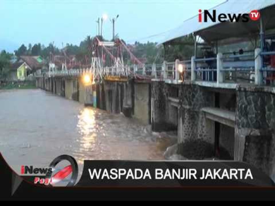 Waspada banjir Jakarta, Debit air di katulampa berstatus siaga 3 - iNews Pagi 06/01