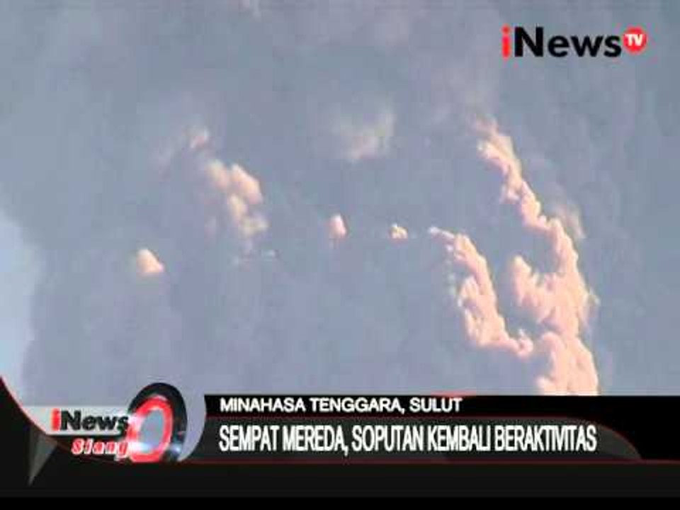 Gunung api soputan kembali muntahkan awan panas ke pemukiman warga - iNews Siang 05/01