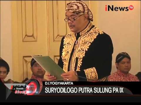 Berikut Profil Paku Alam X - iNews Siang 07/01